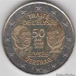 Pièces 2 Euros - france