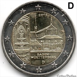 Pièces 2 Euros - Allemagne