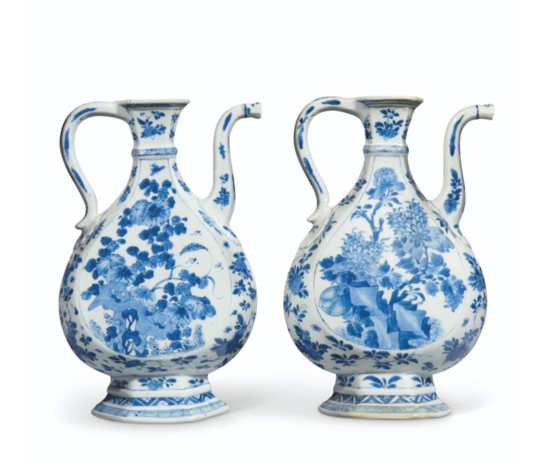 Paire de vases porcelaine