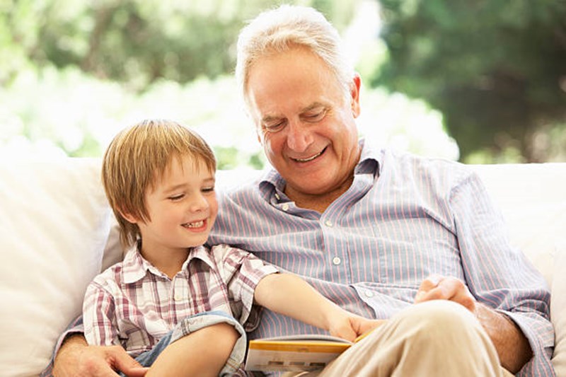 grandfather and grandson grandfather and grandson