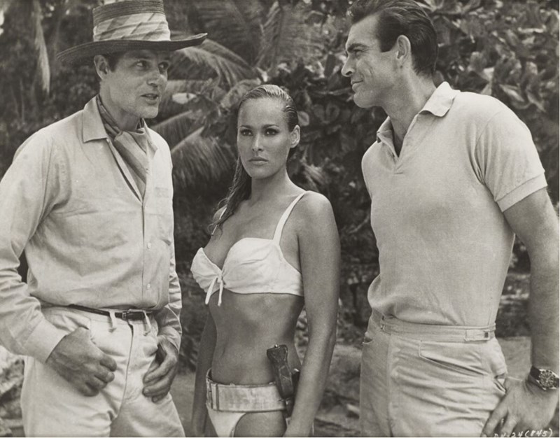 Dr. No affiche noir et blanc