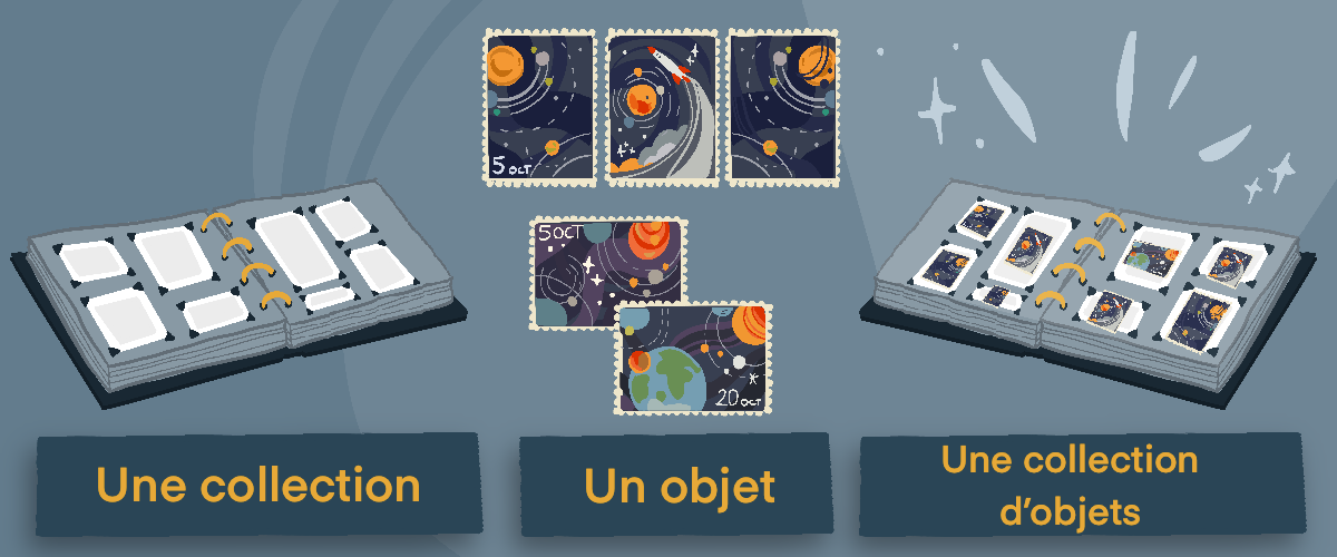 Notions "objet" et "collection" chez CollecOnline