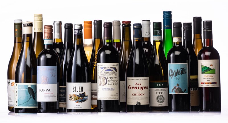 bouteilles de vin