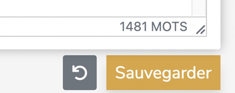 sauvegarder
