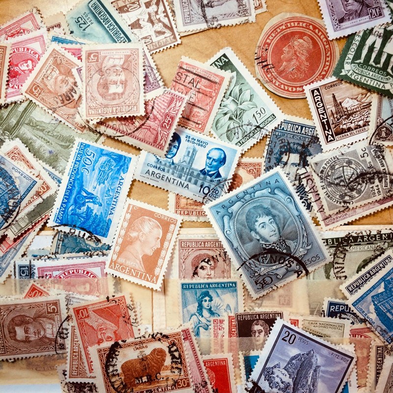 collection de timbres