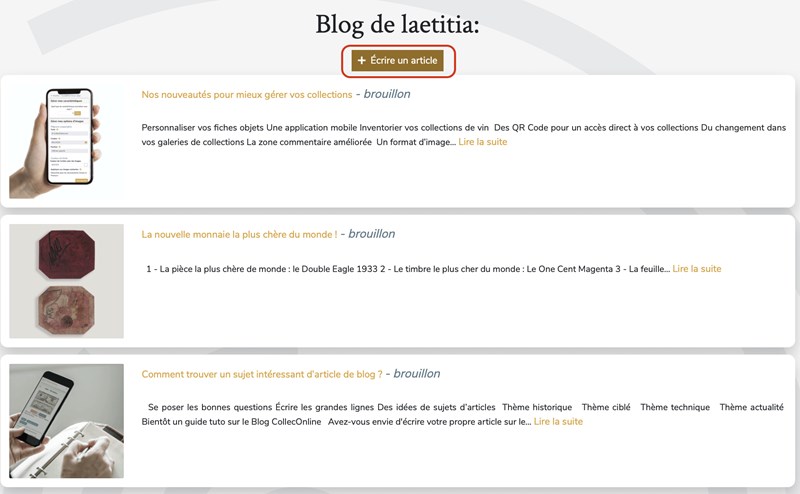Blog personnel