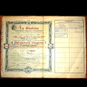 Collection de vieux papiers
